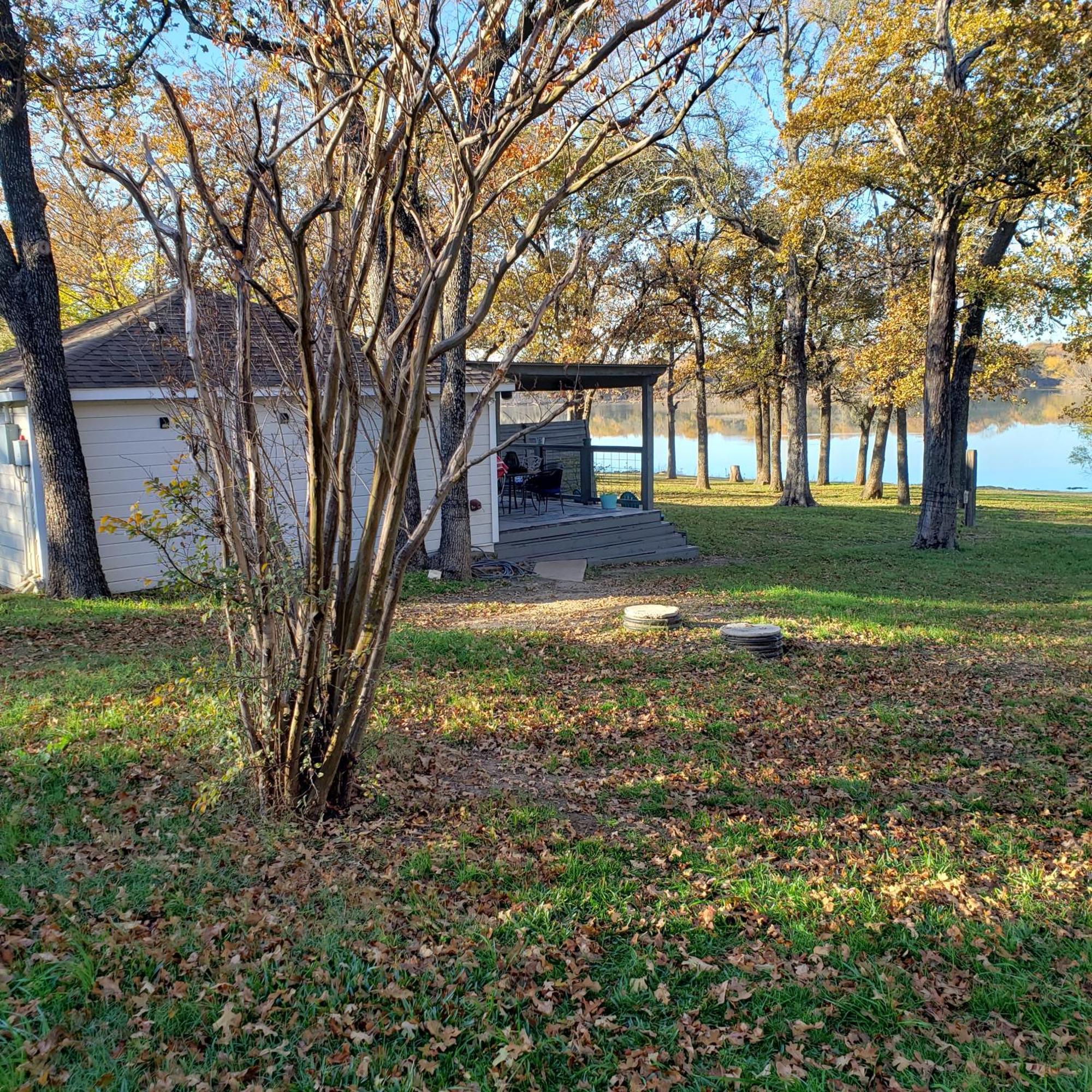 Little Elm Lake Front Cottage מראה חיצוני תמונה
